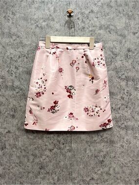 🚩steal RED Valentino Pink Floral Mini Skirt